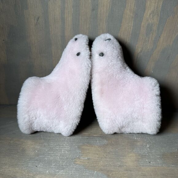 SOREL Toddler Girl Childs Size 7 Bear Paw Slippers Shoes Shearling Light Pink - Picture 8 of 9